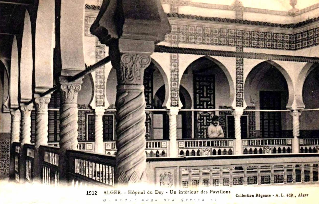 Alger - Hopital du Dey - Interieur d'un Pavillon - 1912.jpg